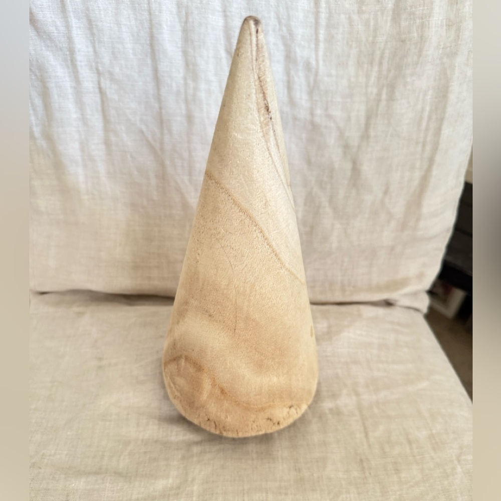 Rustic wood wooden Christmas tree decor